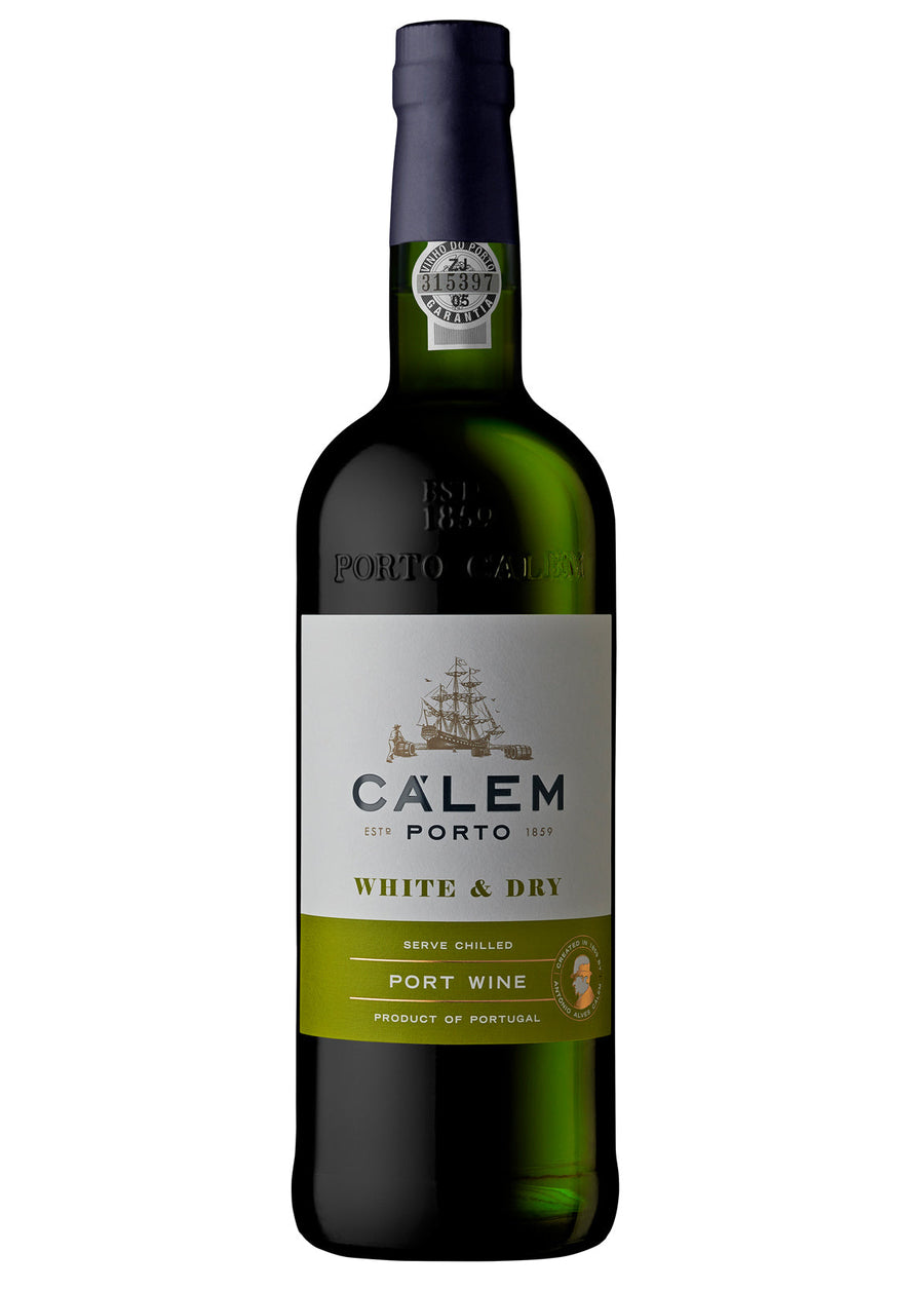 VINHO DO PORTO BRANCO E SECO- CÁLEM 0,75L